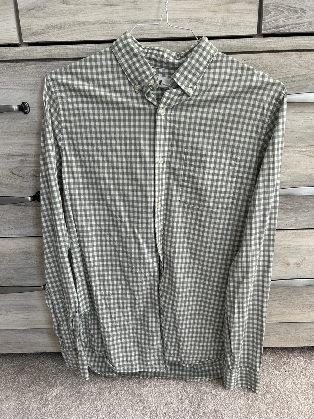 Gap Button-Down Check Shirt